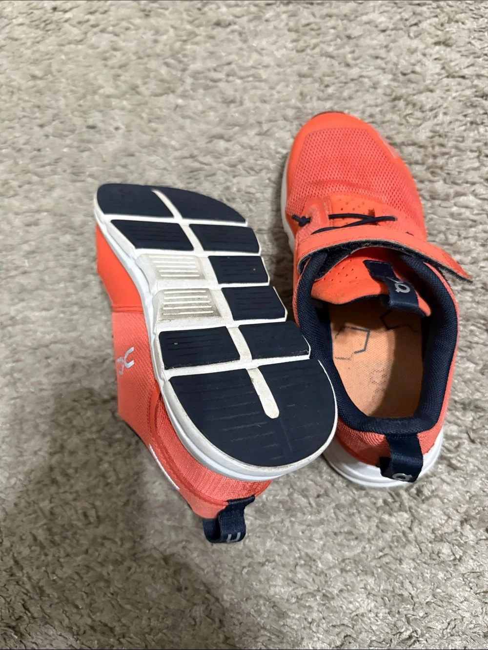 Kids on cloud shoes